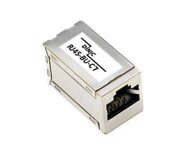 6x DINIC  RJ45 Cat 7 Kupplung Buchse auf Buchse RJ45 Buchse auf Buchse, geschirmt, Vollmetall